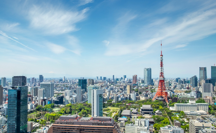 東京都港区の町並み